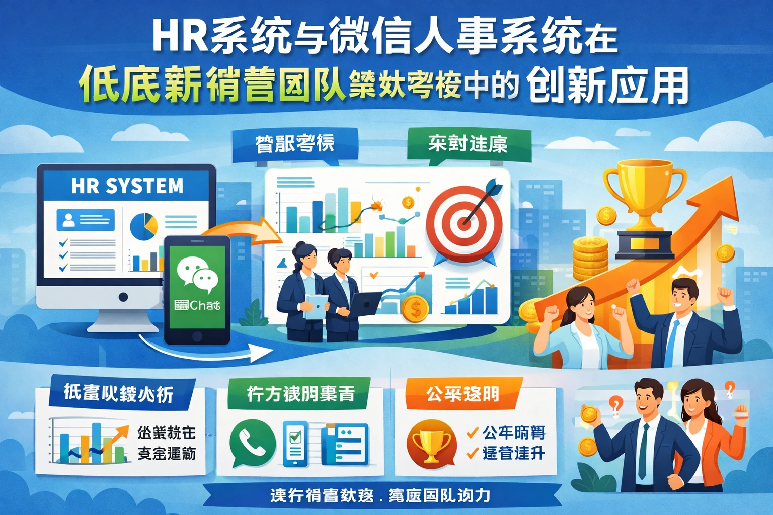 HR系统与微信人事系统在低底薪销售团队绩效考核中的创新应用