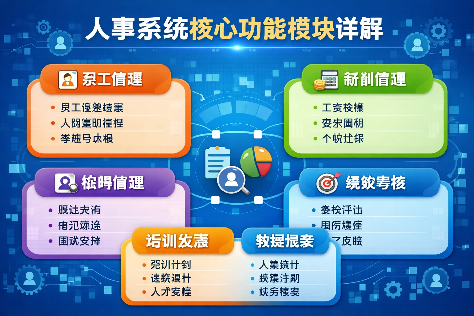 人事系统核心功能模块详解