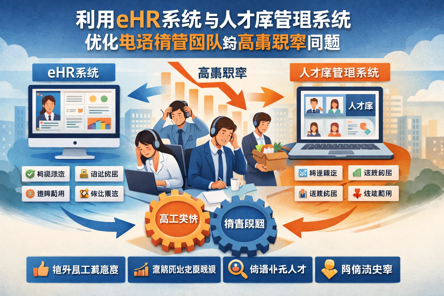 利用eHR系统与人才库管理系统优化电话销售团队的高离职率问题