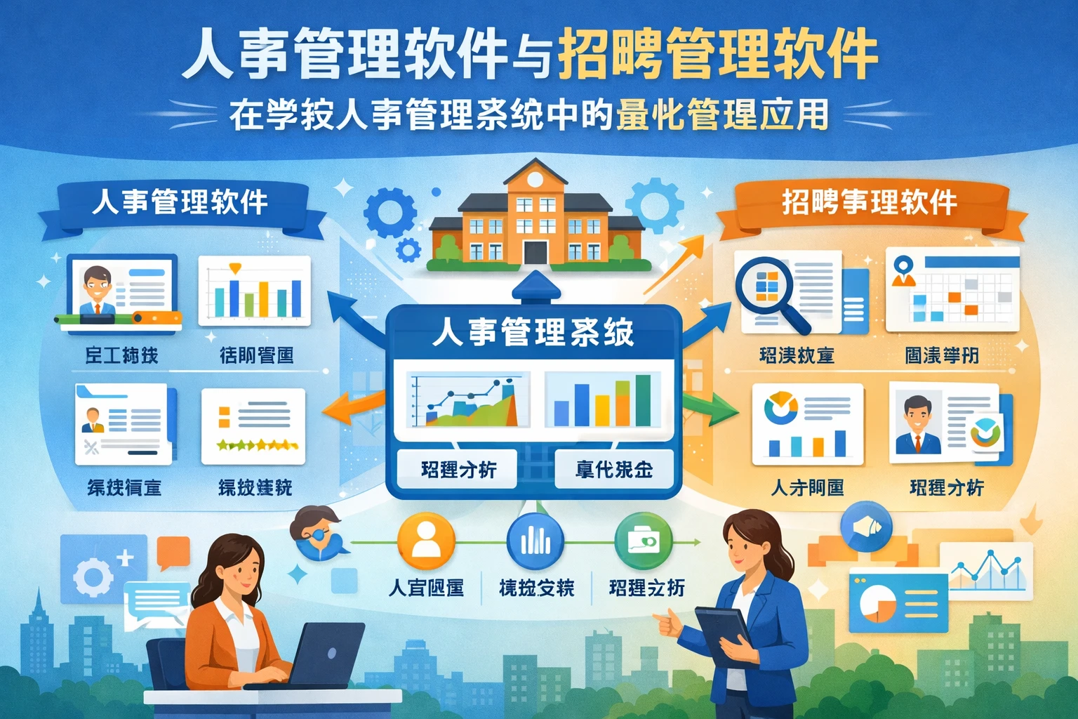人事管理软件与招聘管理软件在学校人事管理系统中的量化管理应用