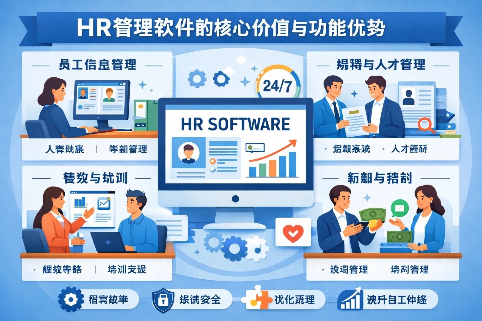 HR管理软件的核心价值与功能优势