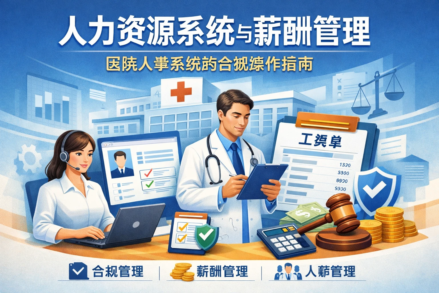 人力资源系统与薪酬管理：医院人事系统的合规操作指南