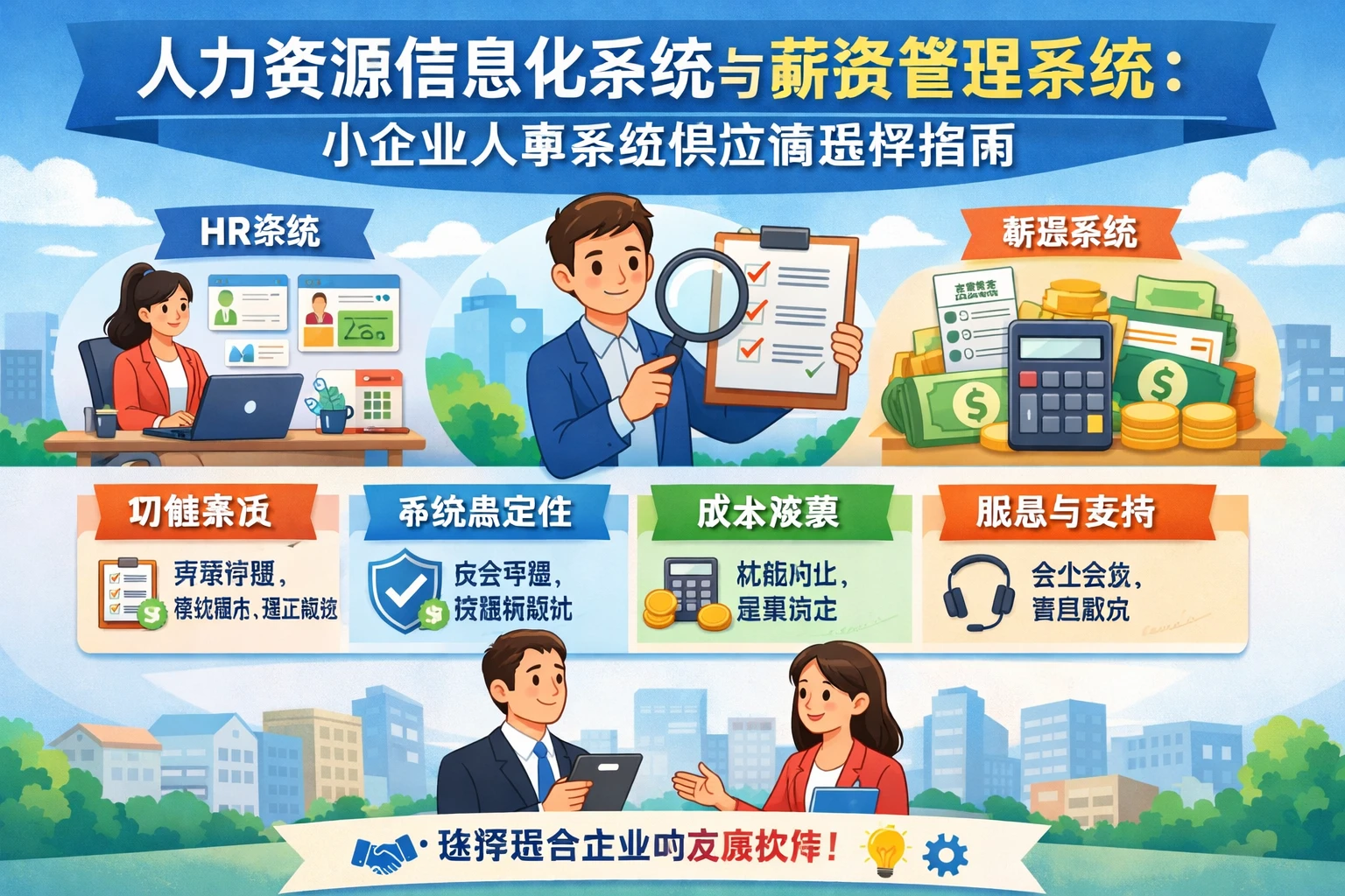 人力资源信息化系统与薪资管理系统：小企业人事系统供应商选择指南