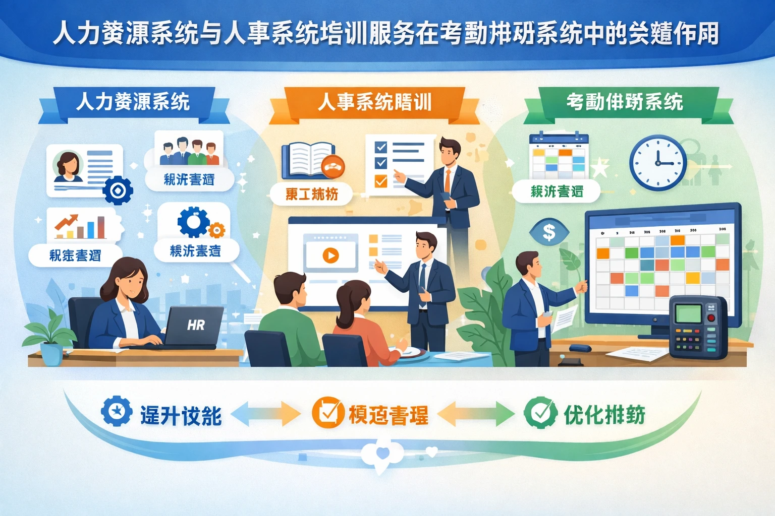 人力资源系统与人事系统培训服务在考勤排班系统中的关键作用