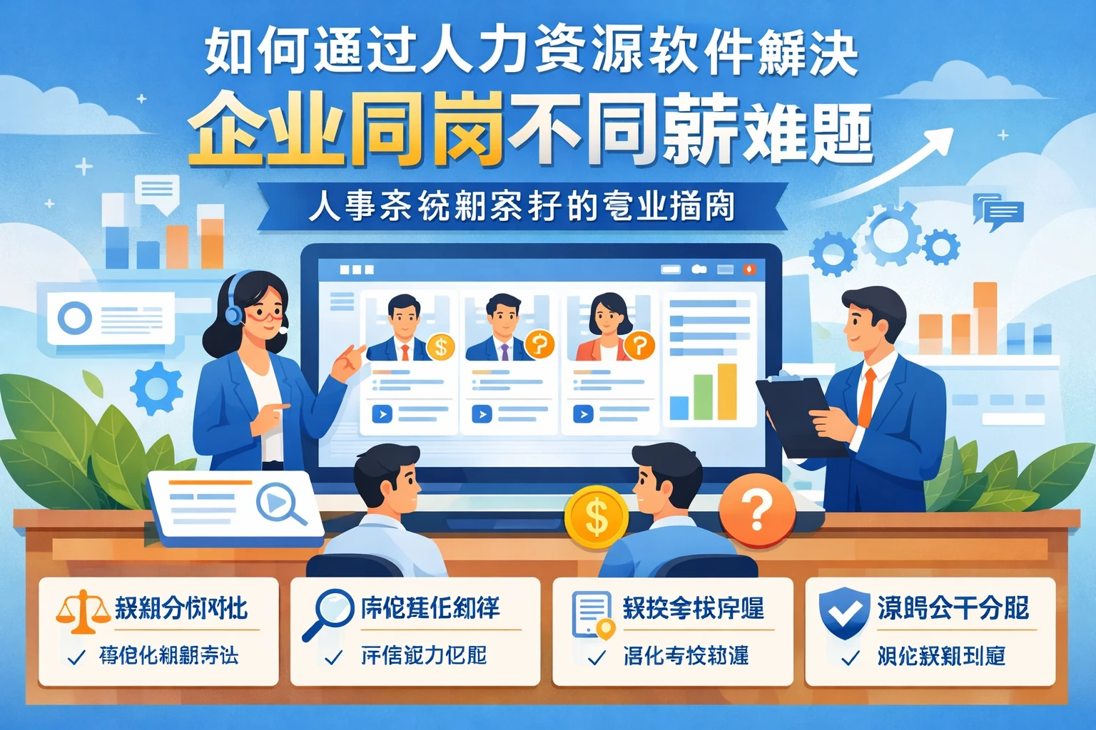 如何通过人力资源软件解决企业同岗不同薪难题——人事系统哪家好的专业指南