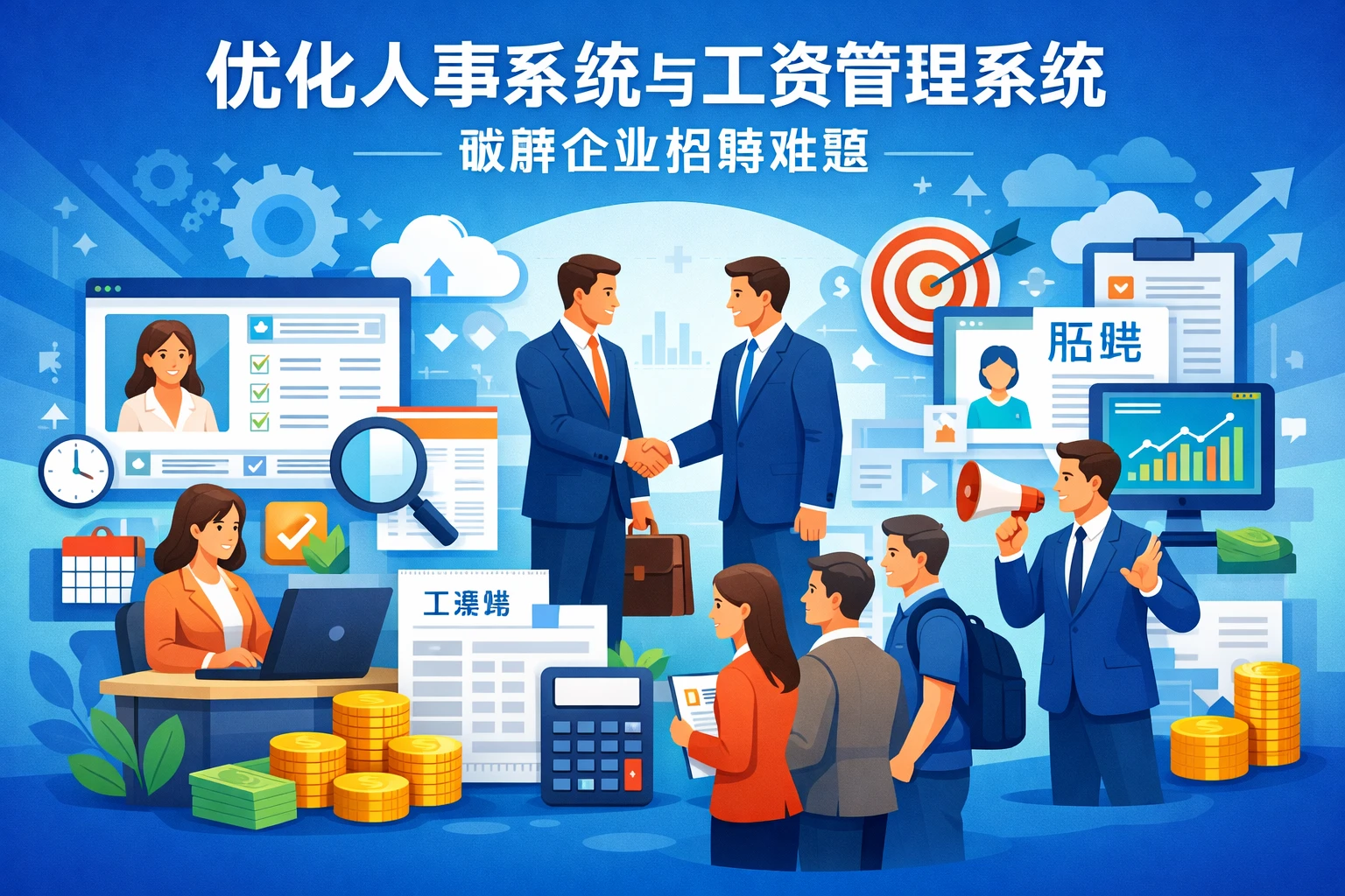 优化人事系统与工资管理系统，破解企业招聘难题