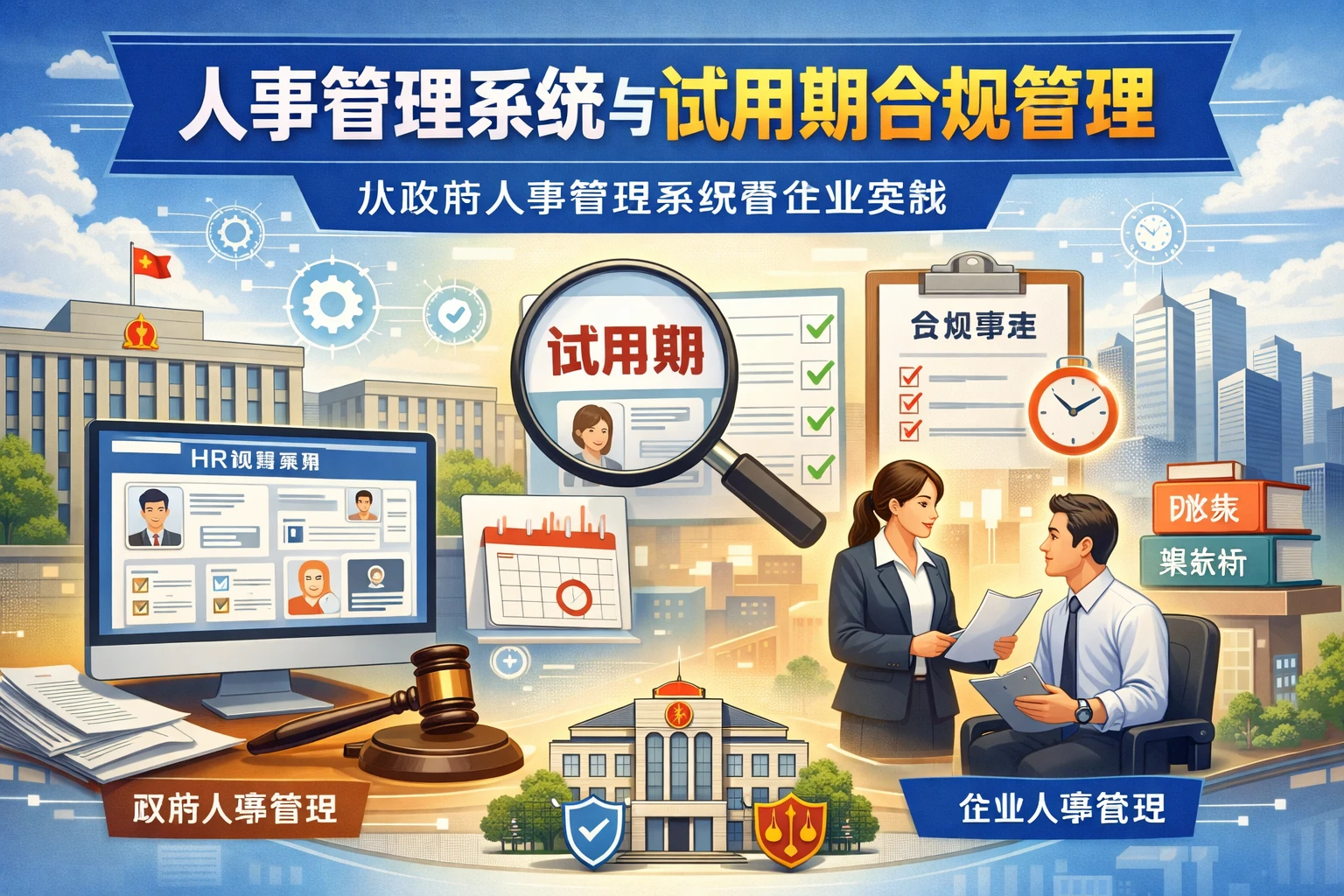 人事管理系统与试用期合规管理:从政府人事管理系统看企业实践