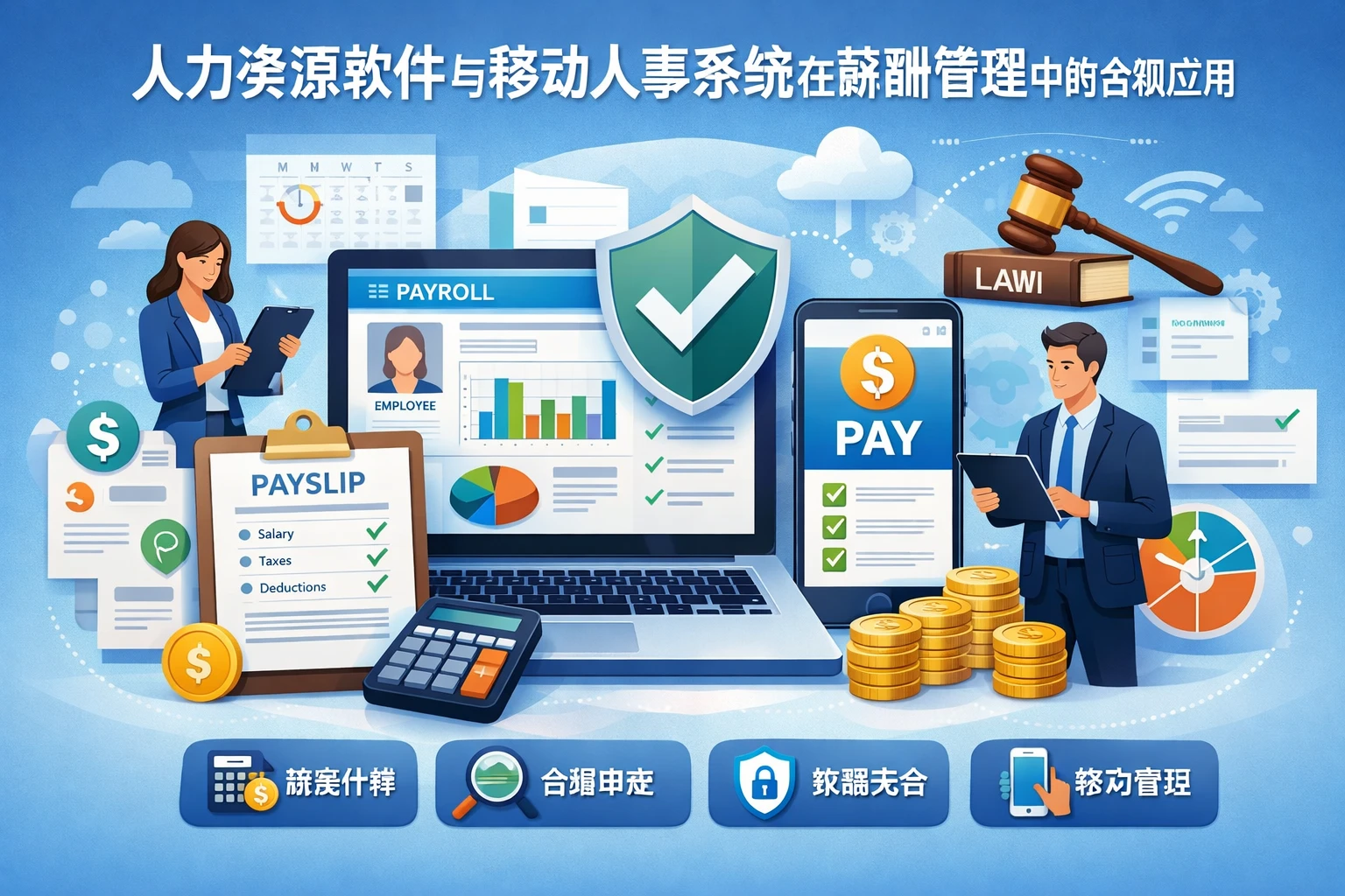 人力资源软件与移动人事系统在薪酬管理中的合规应用