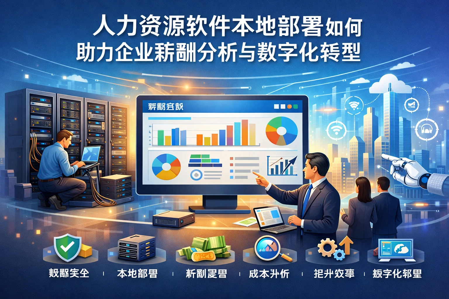 人力资源软件本地部署如何助力企业薪酬分析与数字化转型