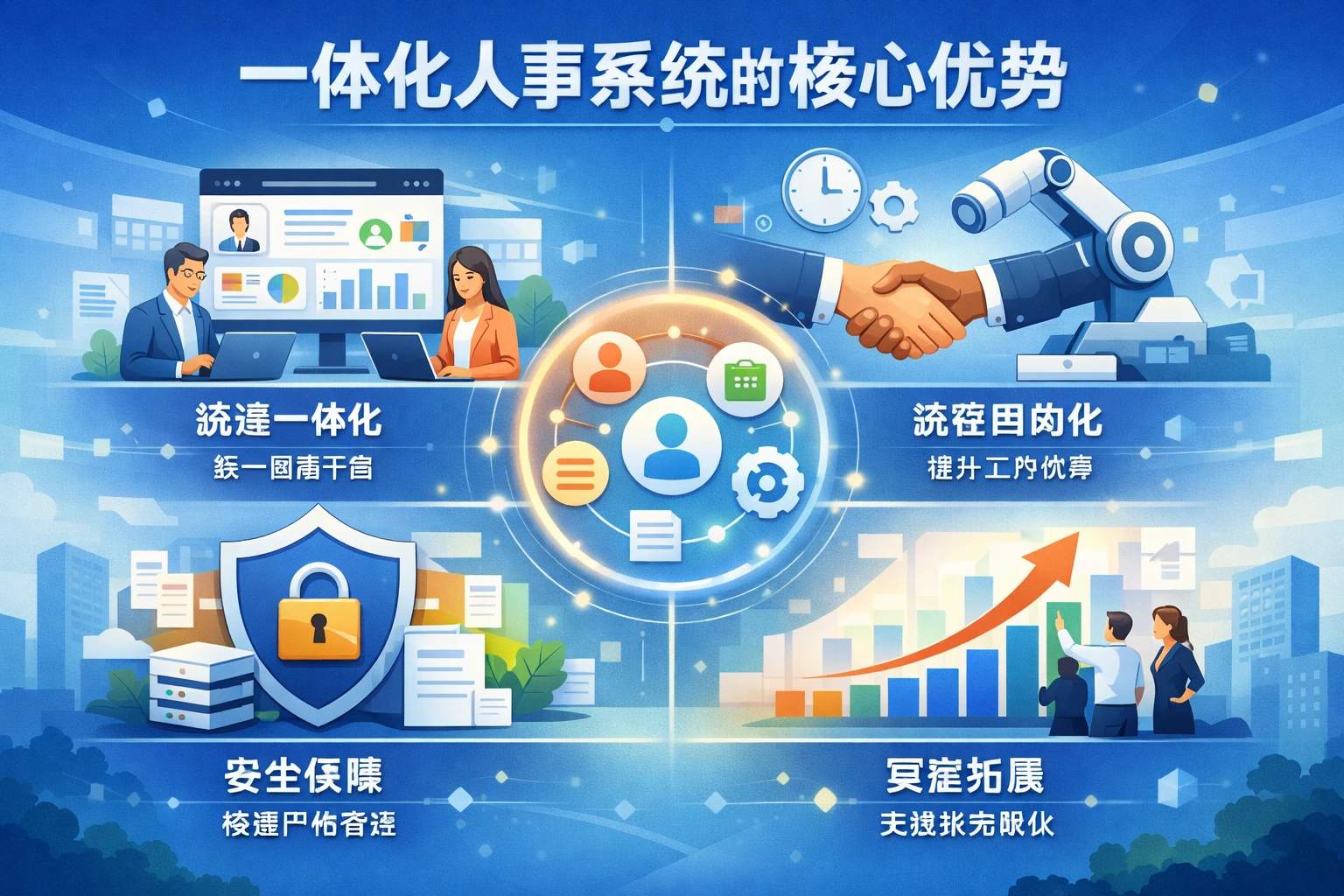 一体化人事系统的核心优势