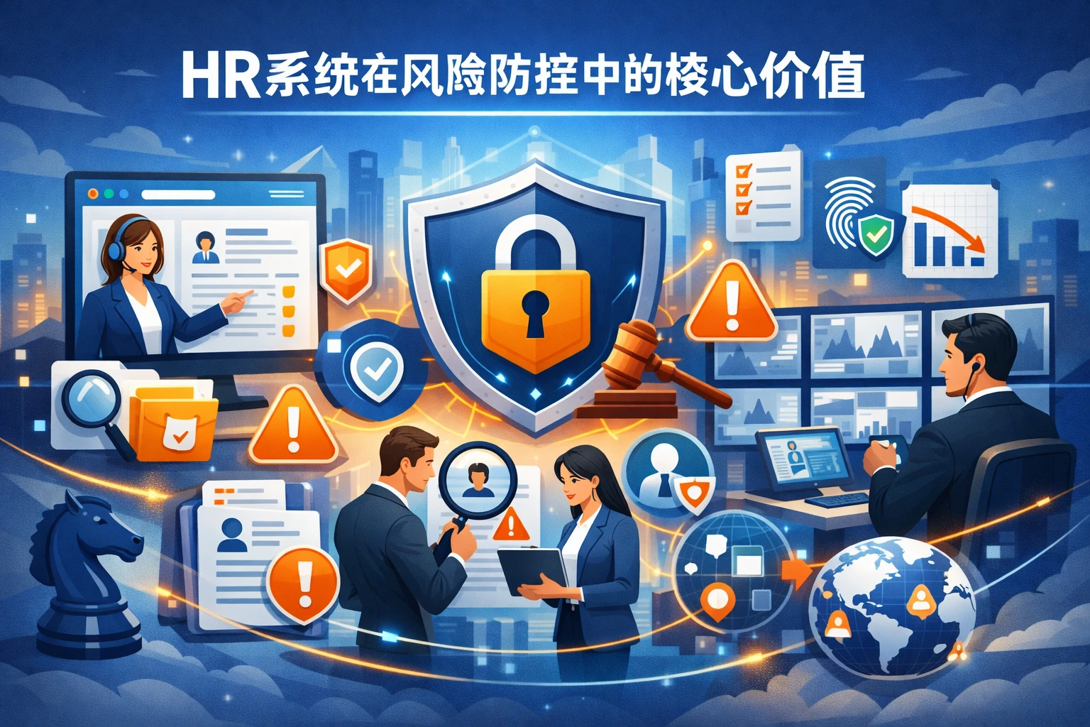 HR系统在风险防控中的核心价值