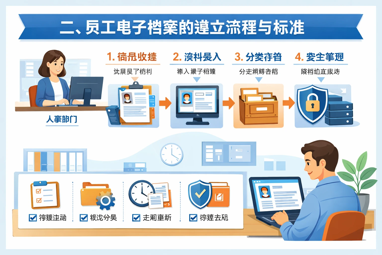 二、员工电子档案的建立流程与标准