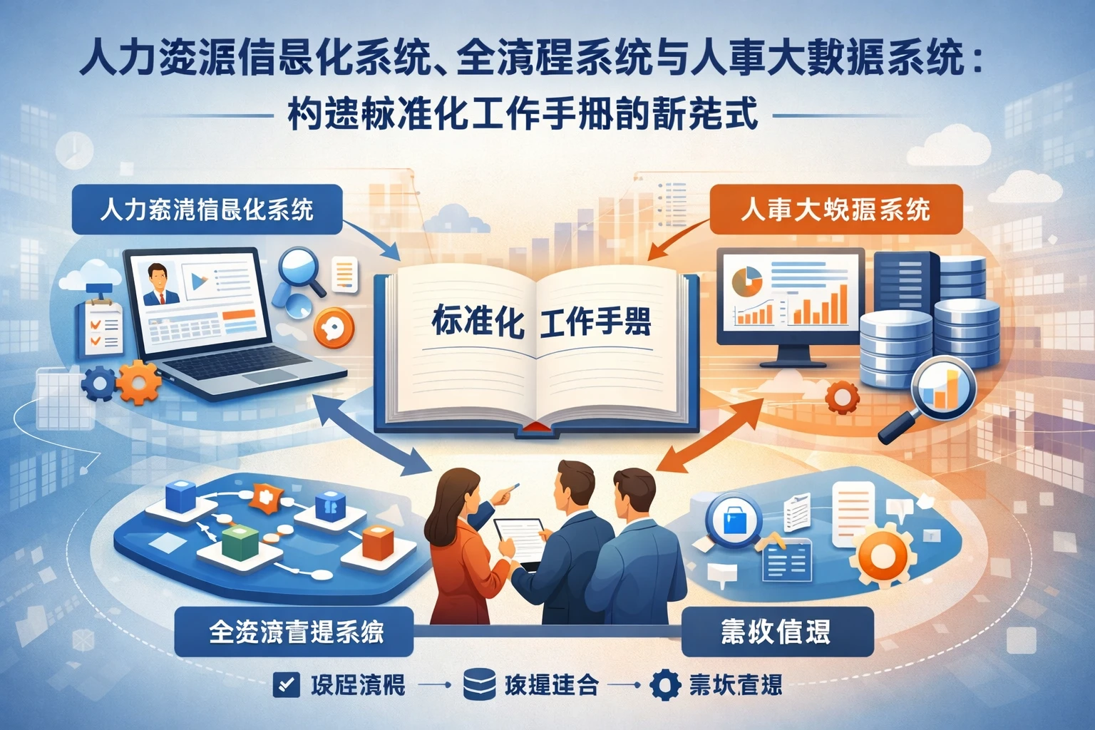 人力资源信息化系统、全流程系统与人事大数据系统:构建标准化工作手册的新范式