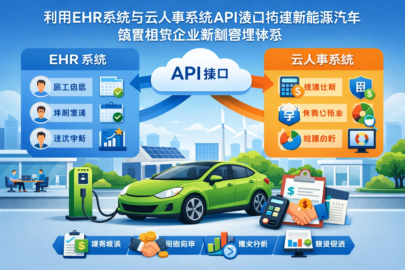 利用ehr系统与云人事系统API接口构建新能源汽车销售租赁企业薪酬管理体系