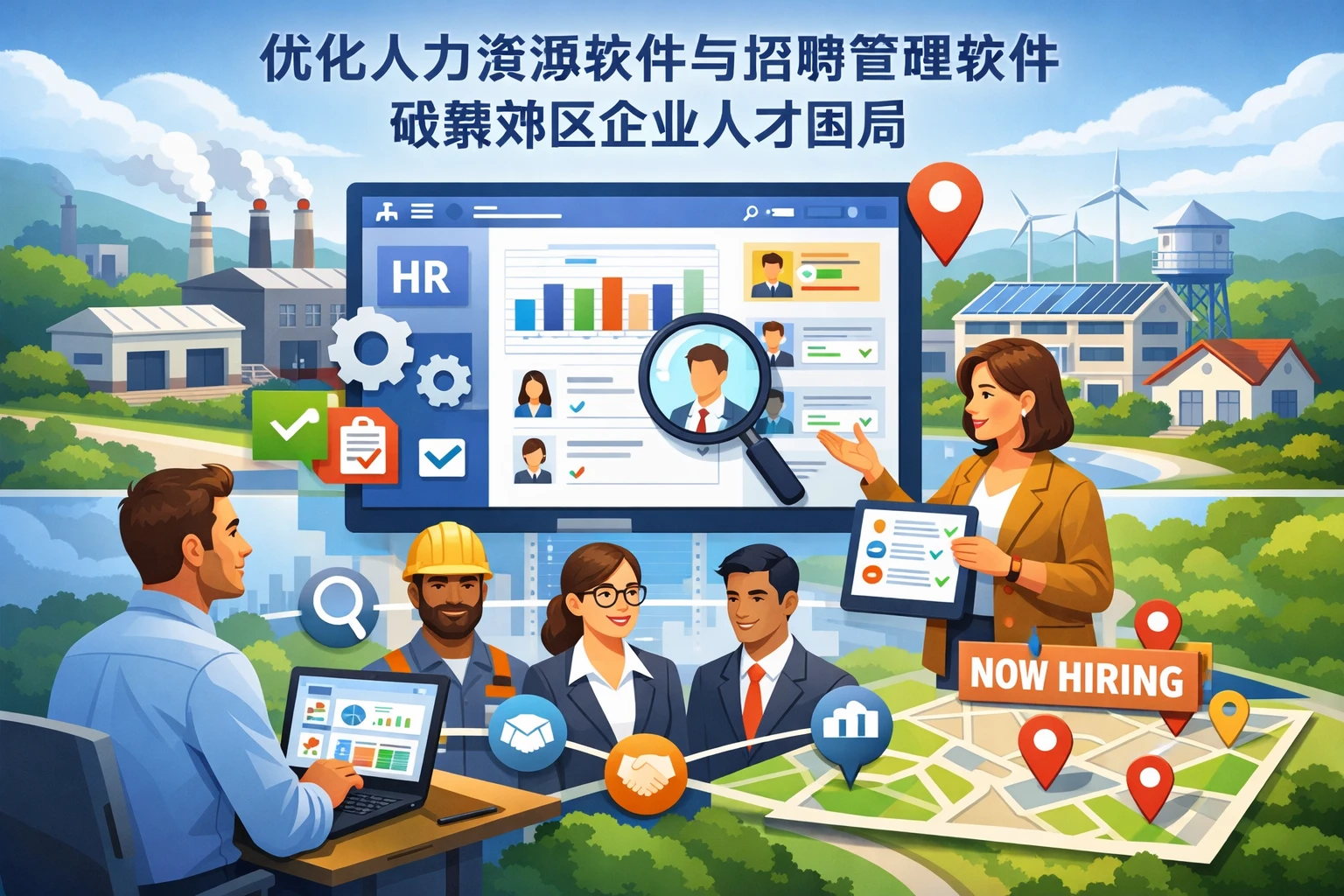 优化人力资源软件与招聘管理软件，破解郊区企业人才困局
