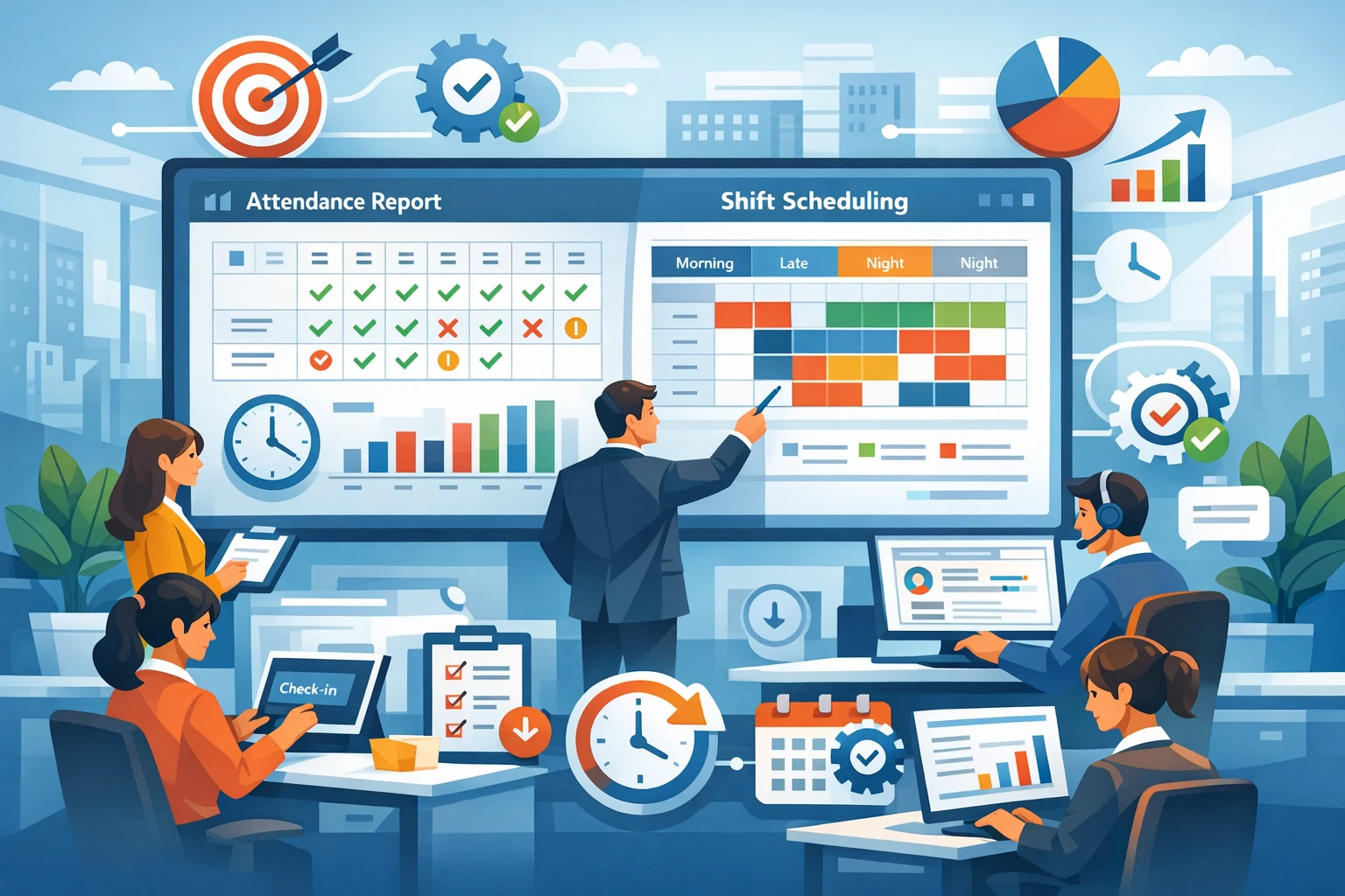 现代企业人力资源系统中的考勤与排班管理优化策略