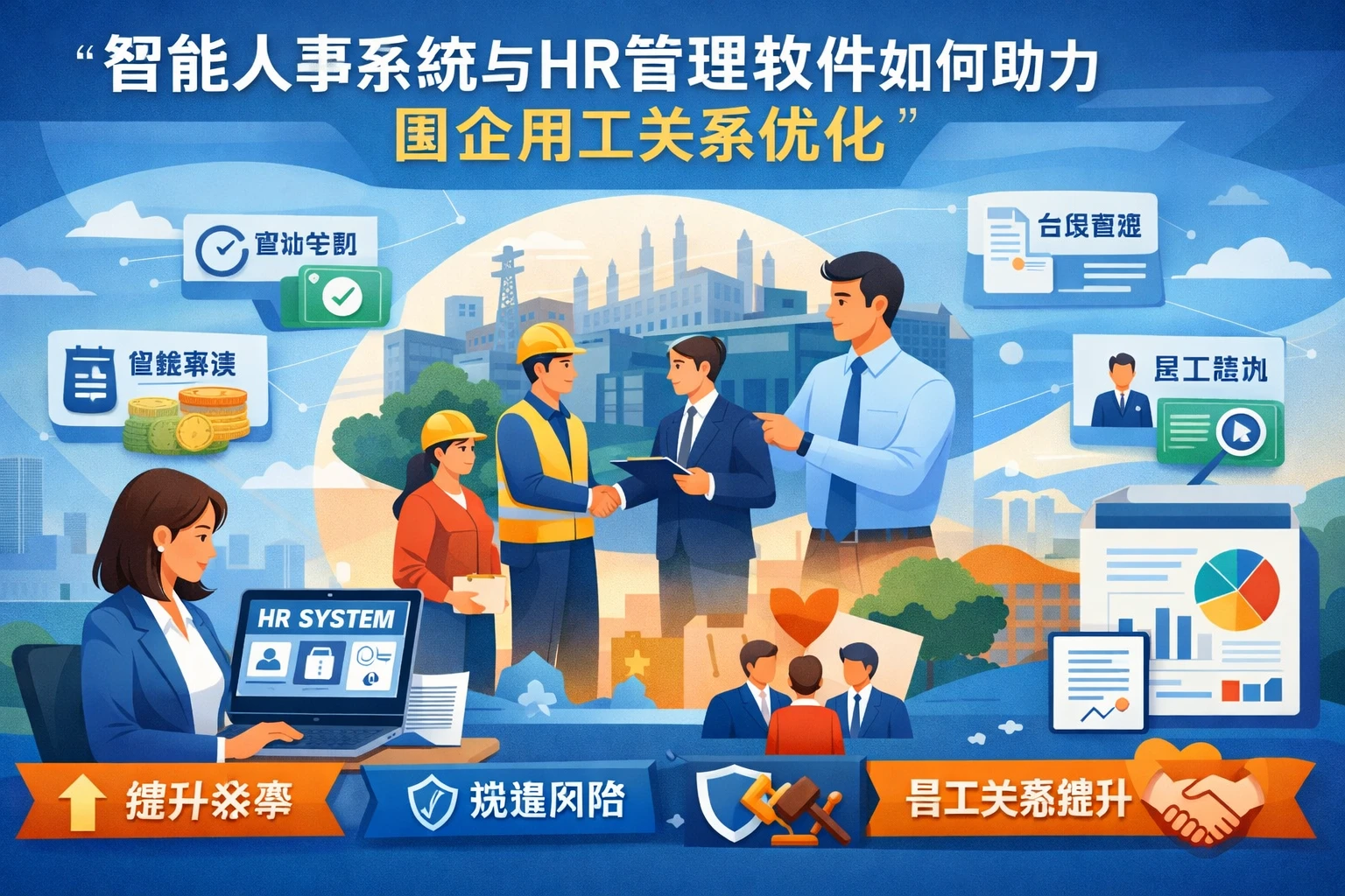 智能人事系统与HR管理软件如何助力国企用工关系优化