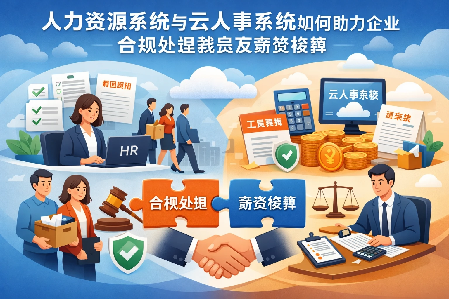 人力资源系统与云人事系统如何助力企业合规处理裁员及薪资核算