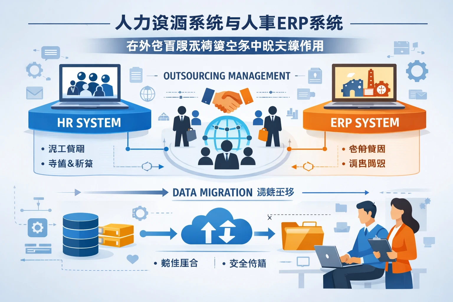 人力资源系统与人事ERP系统在外包管理及数据迁移中的关键作用
