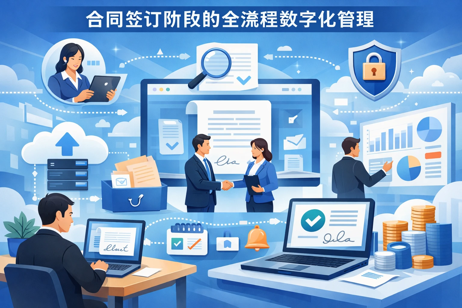 合同签订阶段的全流程数字化管理