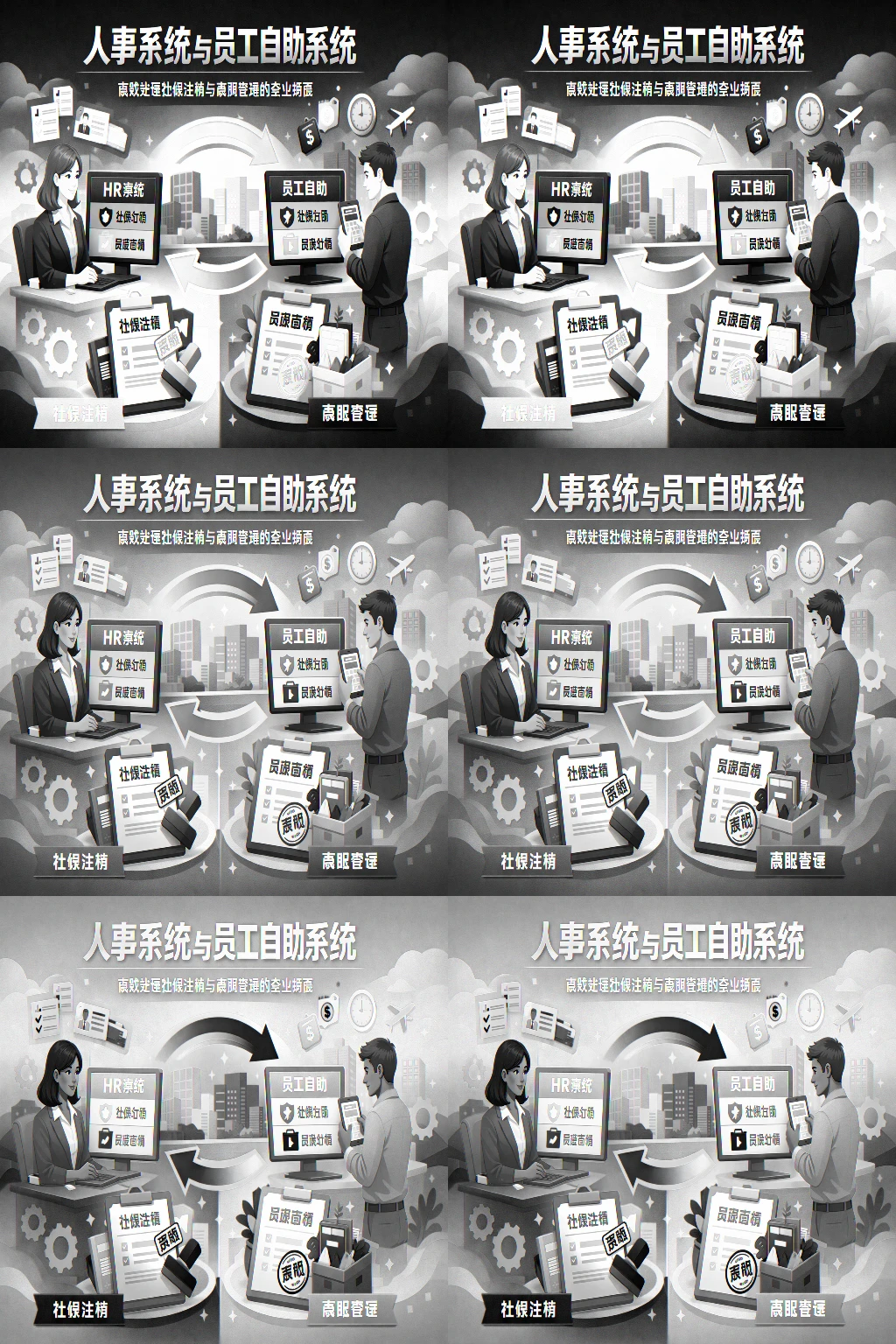 人事系统与员工自助系统：高效处理社保注销与离职管理的专业指南