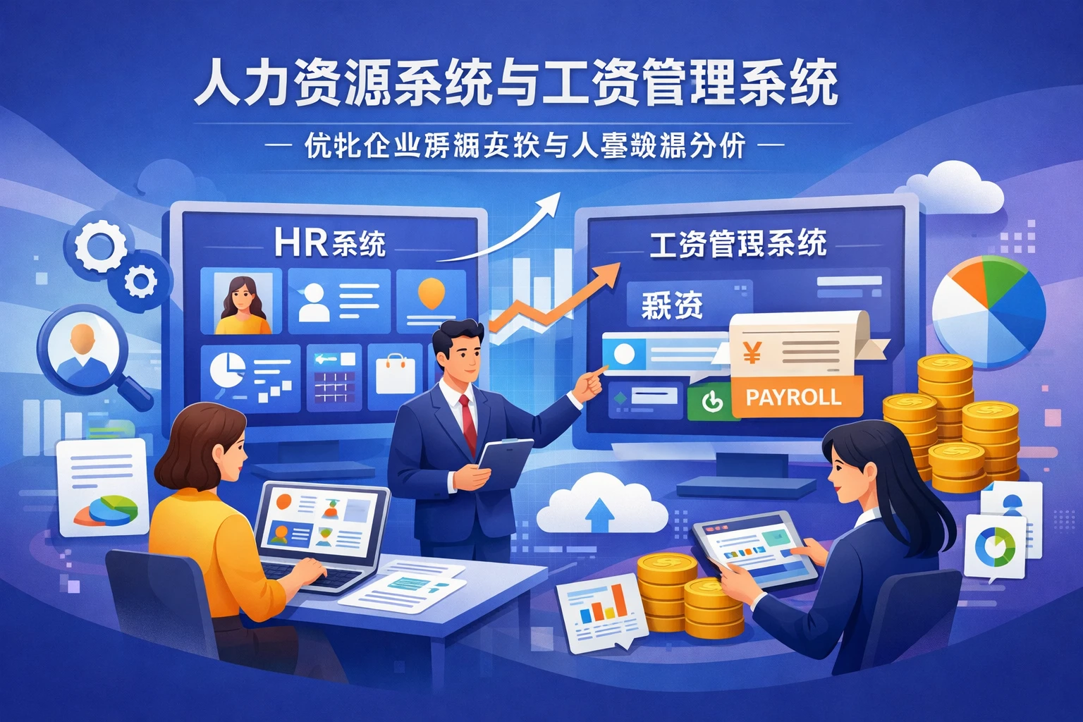人力资源系统与工资管理系统：优化企业薪酬发放与人事数据分析