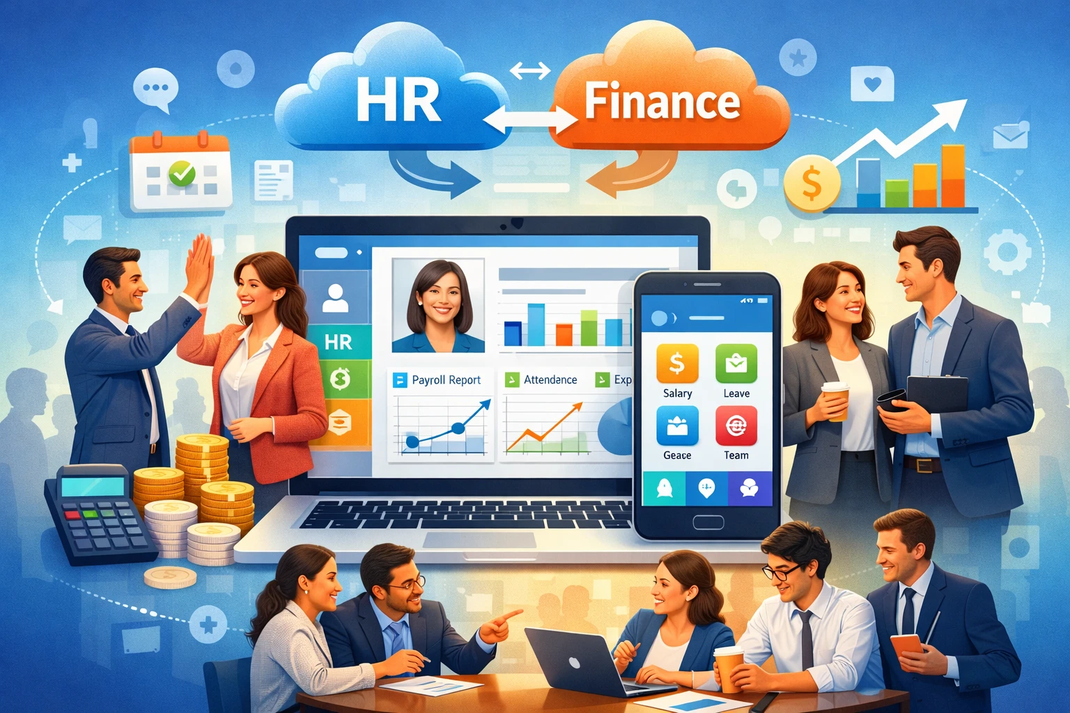 人事管理软件与APP：通过人事财务一体化系统优化同事关系