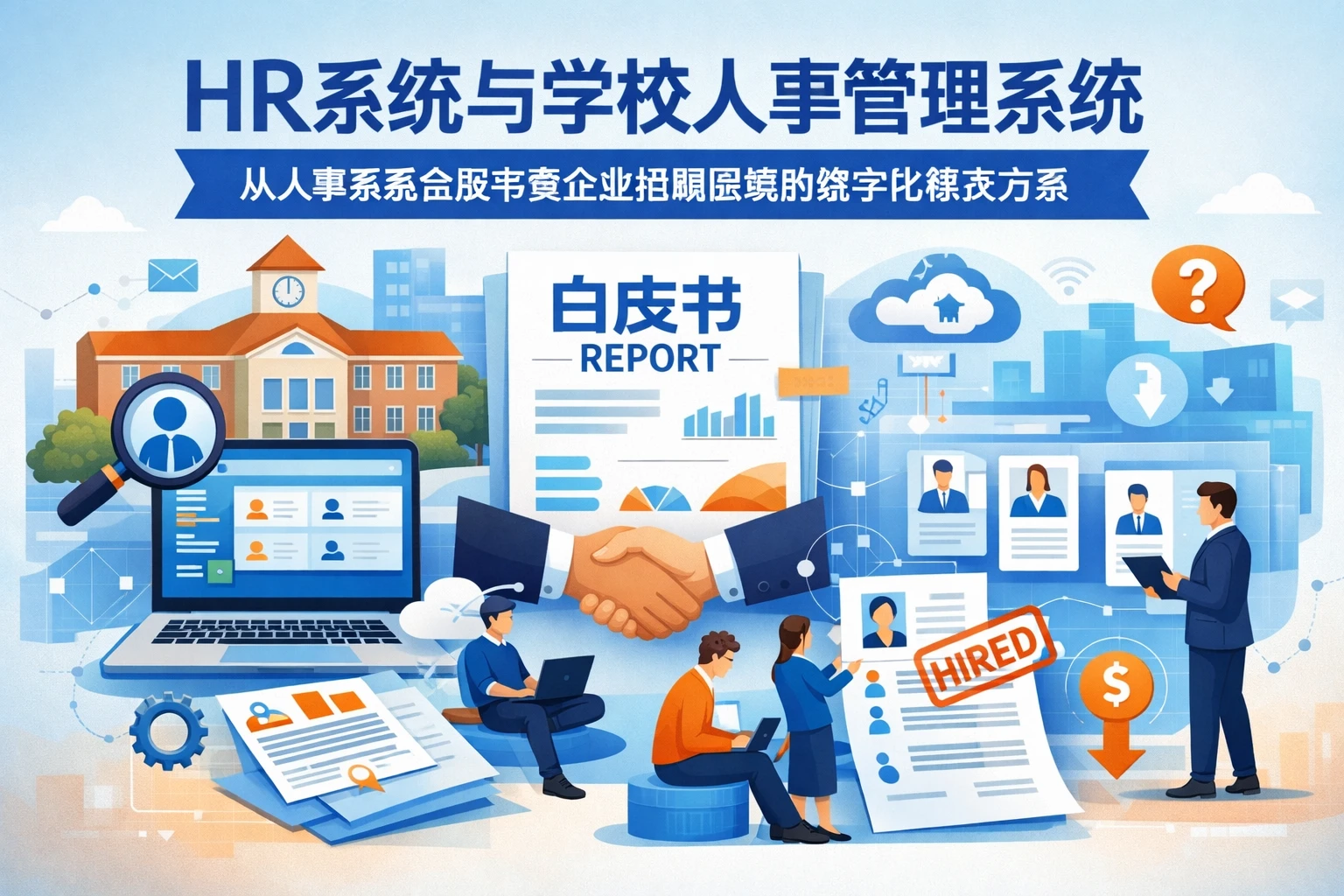 HR系统与学校人事管理系统：从人事系统白皮书看企业招聘困境的数字化解决方案