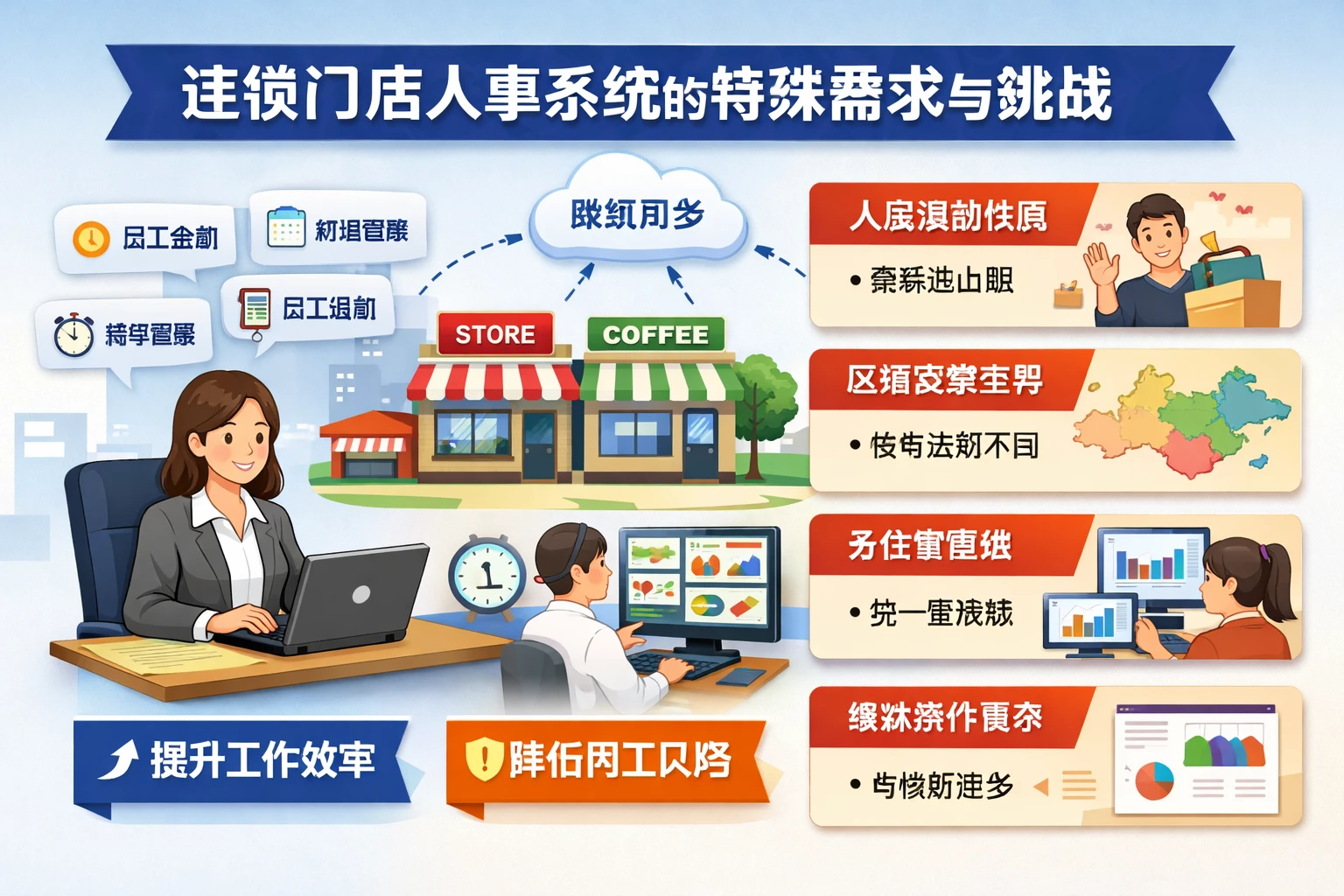 连锁门店人事系统的特殊需求与挑战