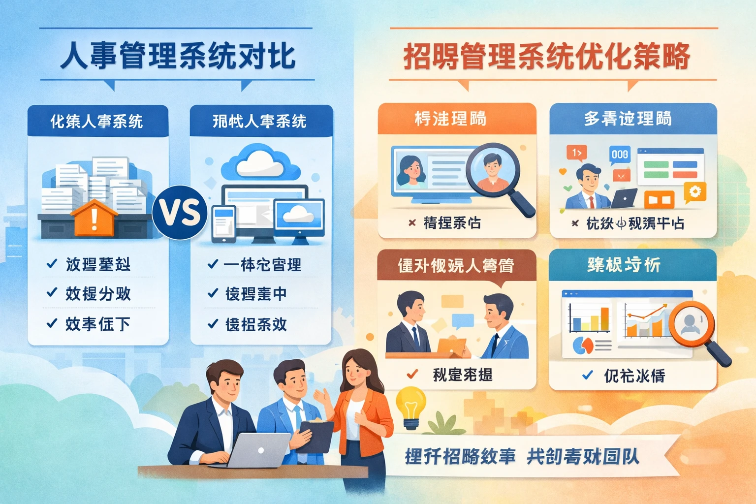 人事管理系统对比与招聘管理系统优化策略