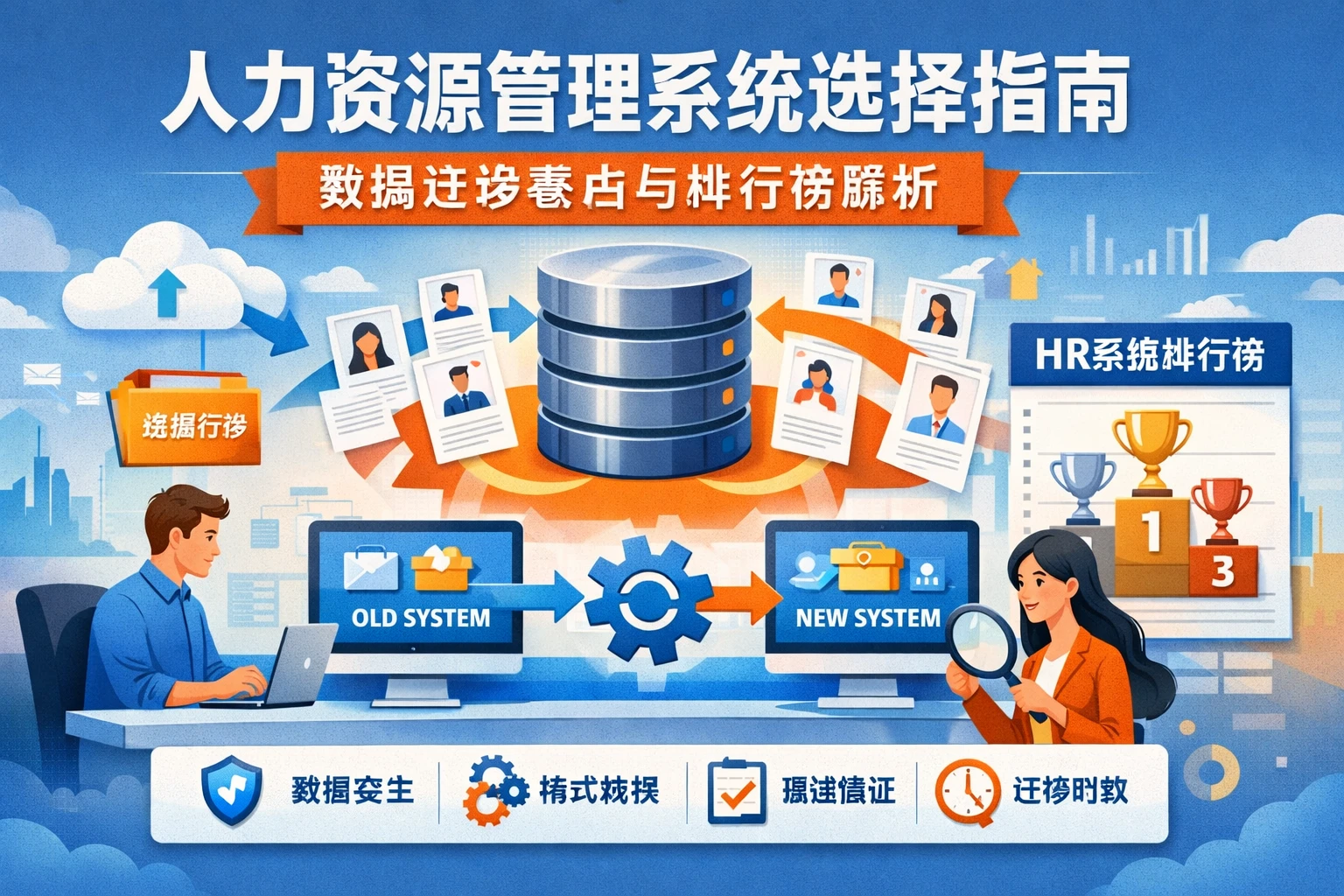 人力资源管理系统选择指南：数据迁移要点与排行榜解析