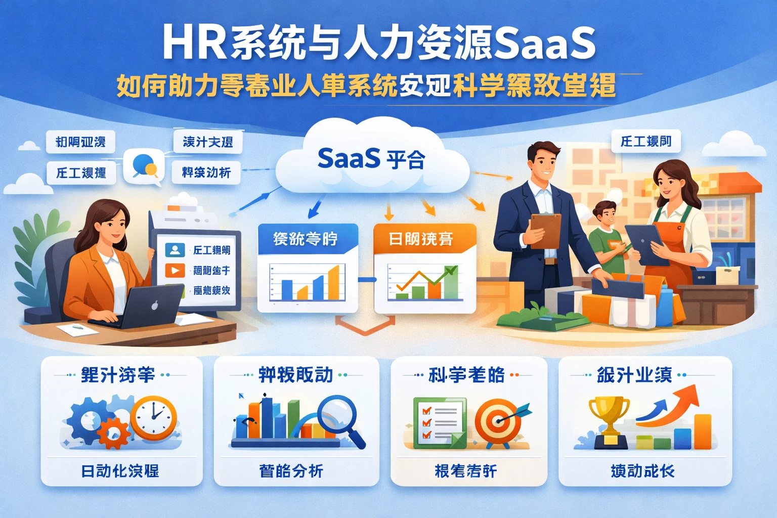 HR系统与人力资源SaaS如何助力零售业人事系统实现科学绩效管理