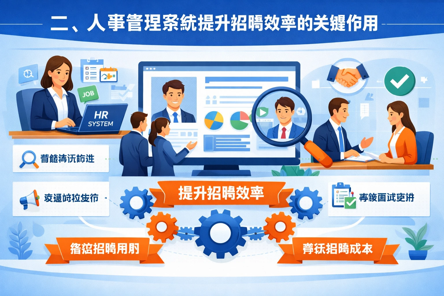 二、人事管理系统提升招聘效率的关键作用