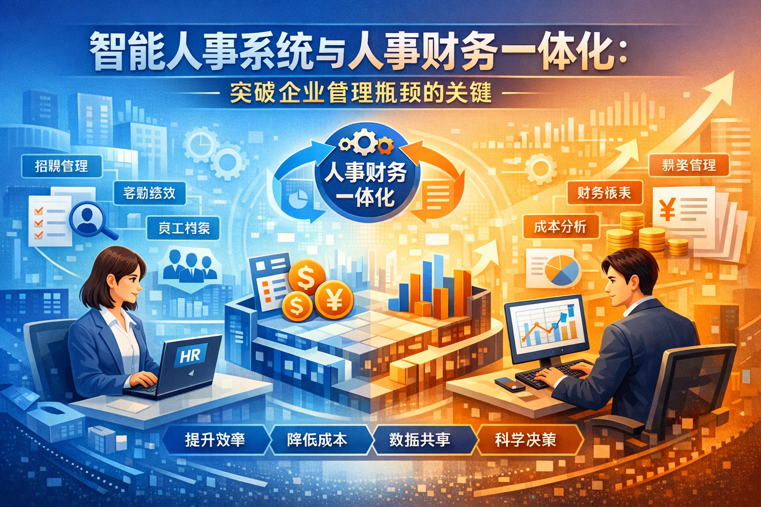 智能人事系统与人事财务一体化：突破企业管理瓶颈的关键