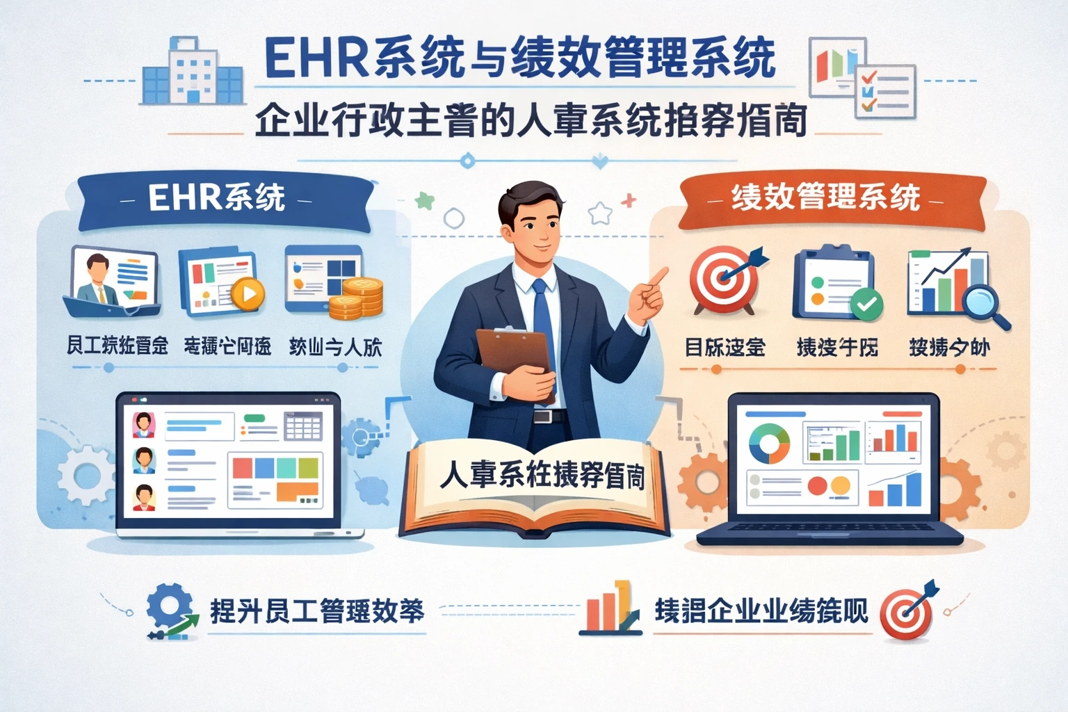 EHR系统与绩效管理系统：企业行政主管的人事系统推荐指南