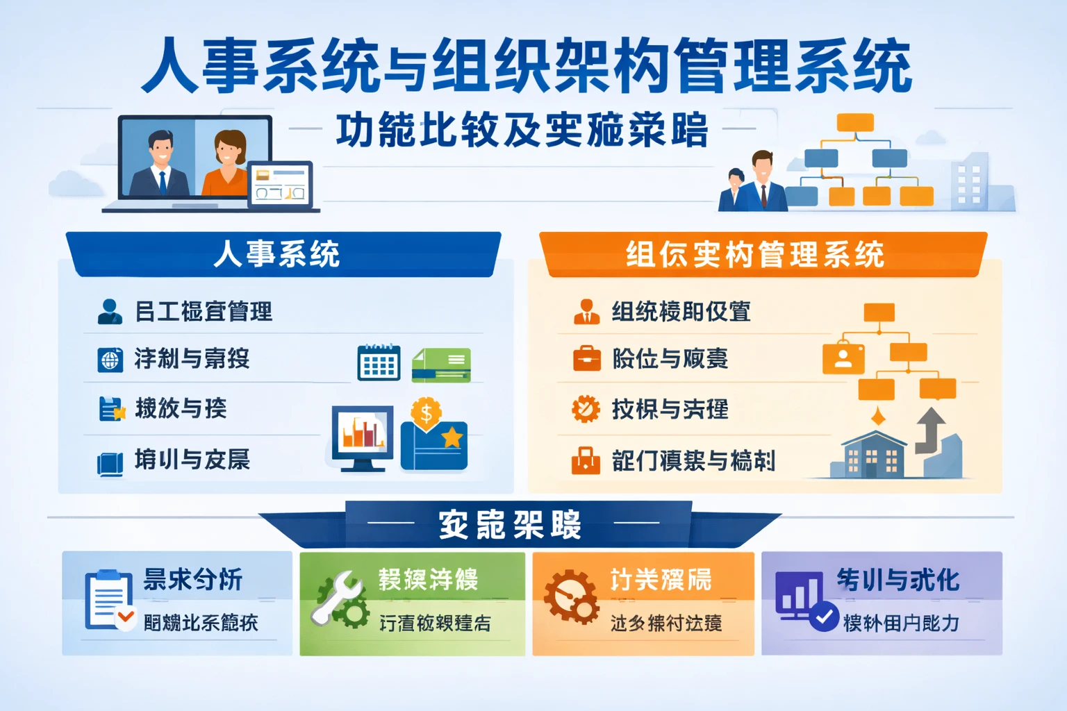 人事系统与组织架构管理系统功能比较及实施策略