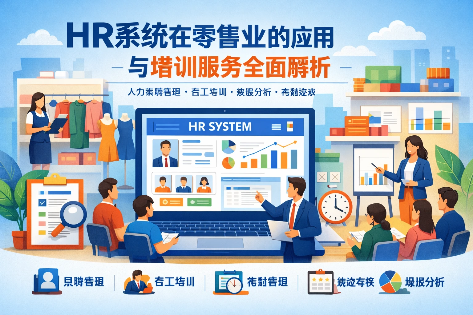 HR系统在零售业的应用与培训服务全面解析
