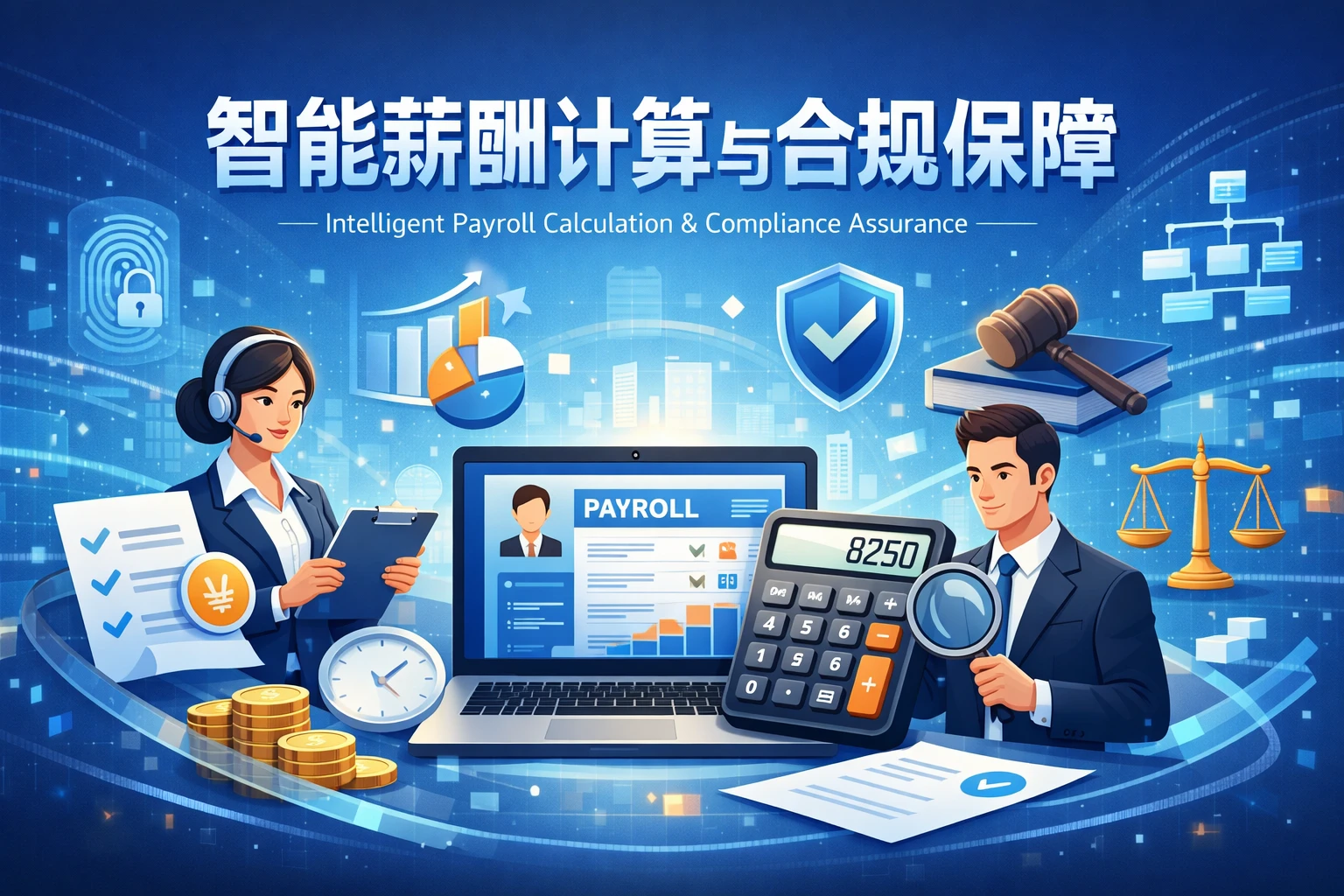 智能薪酬计算与合规保障