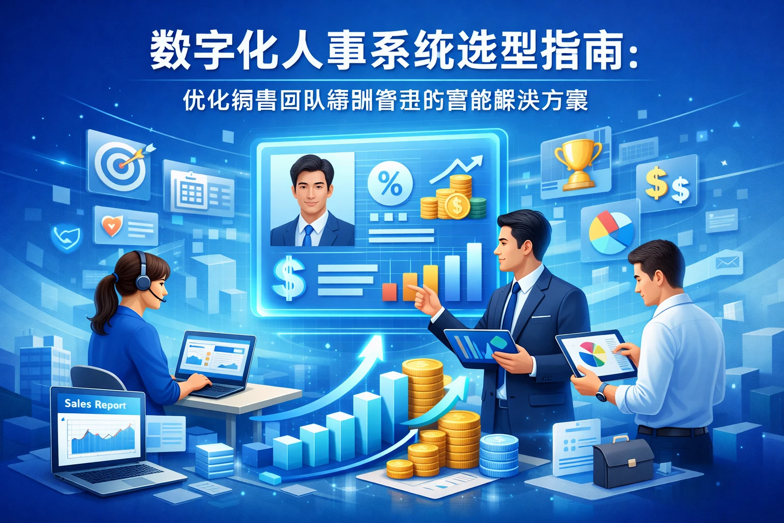 数字化人事系统选型指南：优化销售团队薪酬管理的智能解决方案