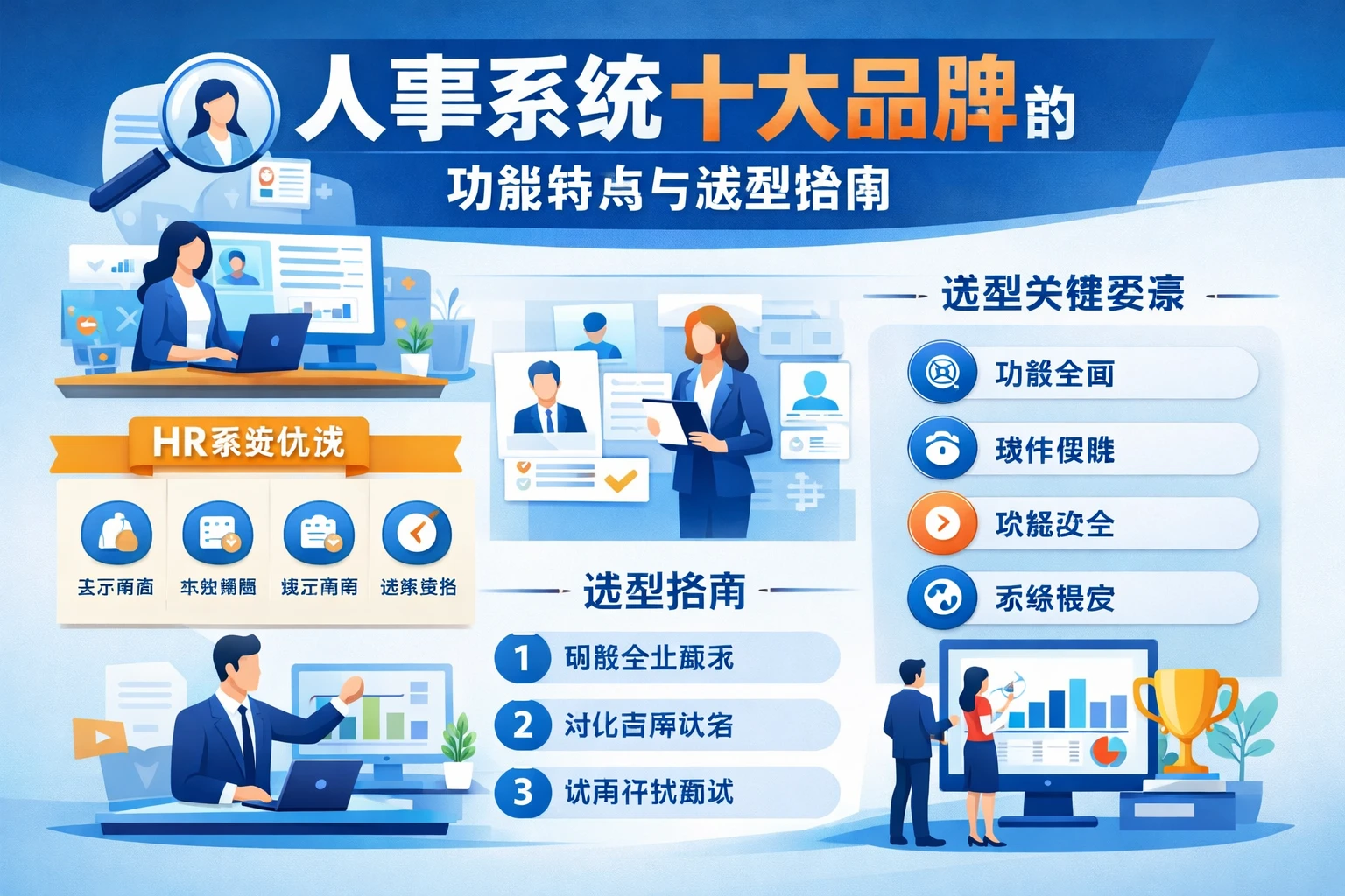 人事系统十大品牌的功能特点与选型指南
