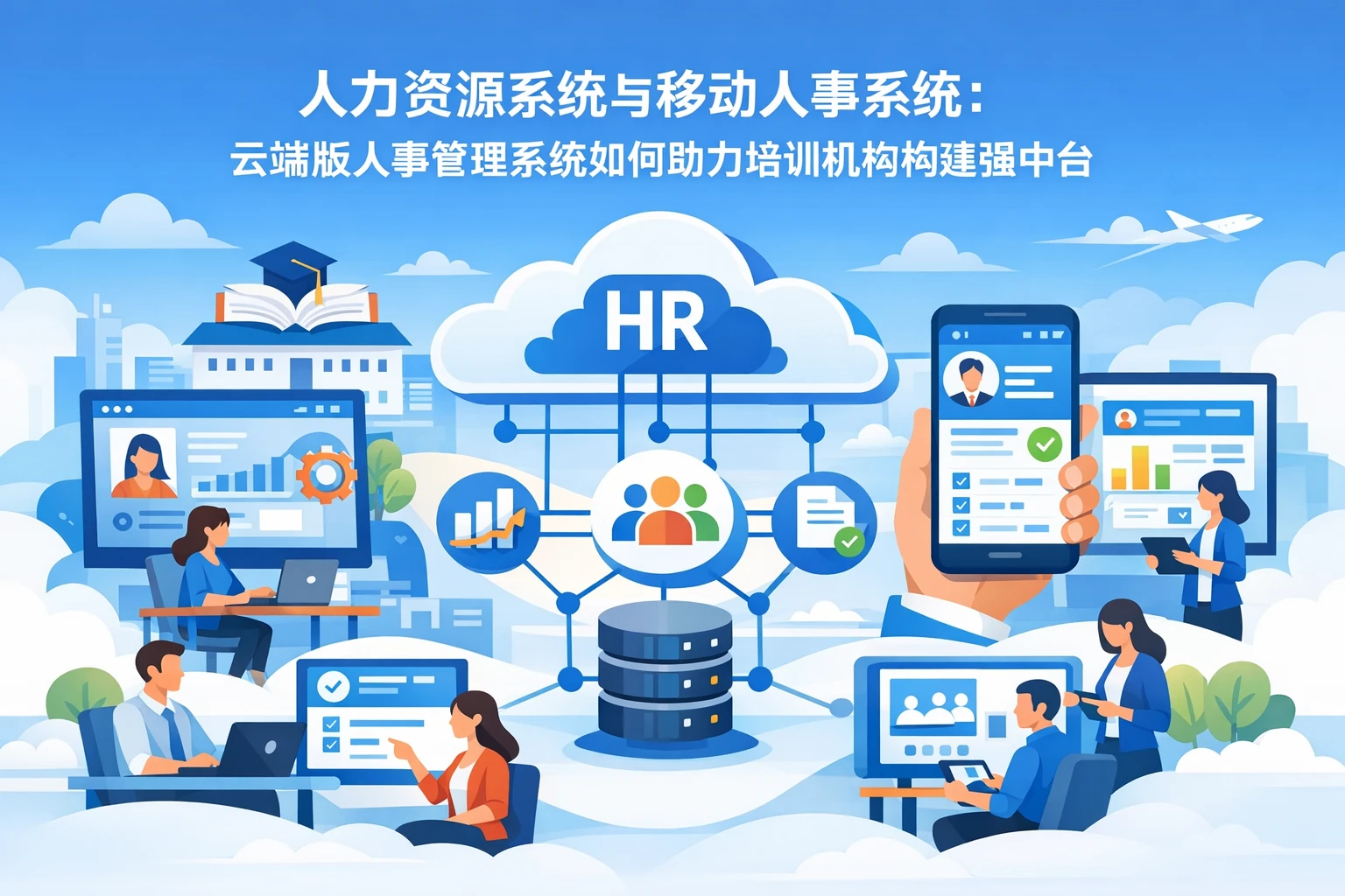 人力资源系统与移动人事系统:云端版人事管理系统如何助力培训机构构建强中台