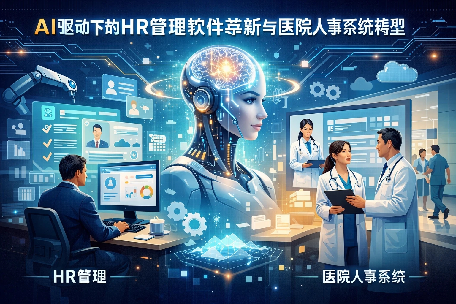 AI驱动下的HR管理软件革新与医院人事系统转型