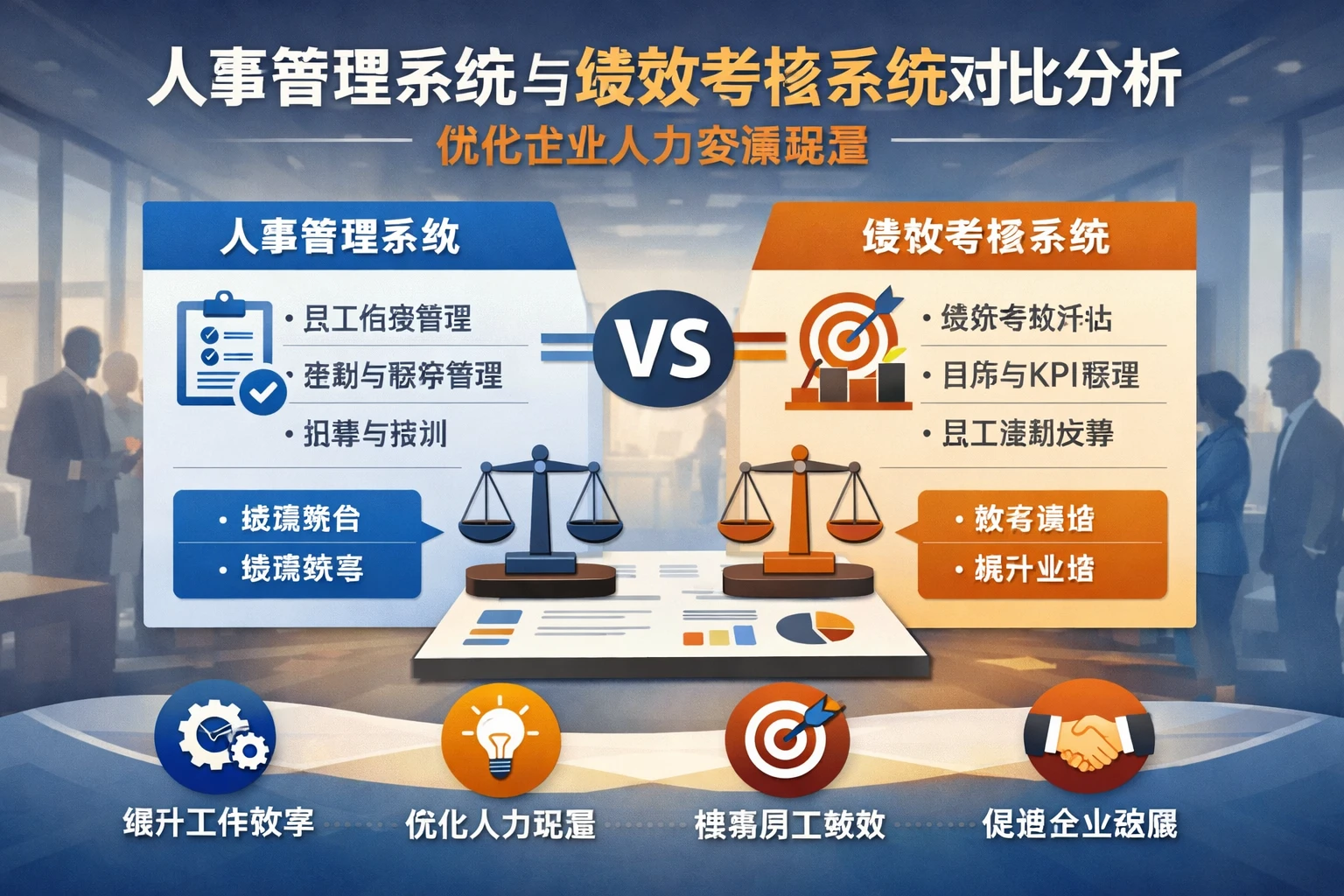 人事管理系统与绩效考核系统对比分析：优化企业人力资源配置