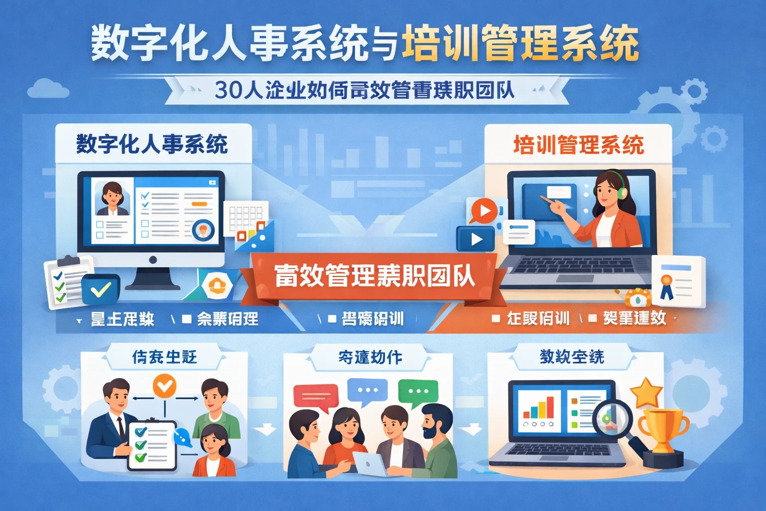 数字化人事系统与培训管理系统：30人企业如何高效管理兼职团队