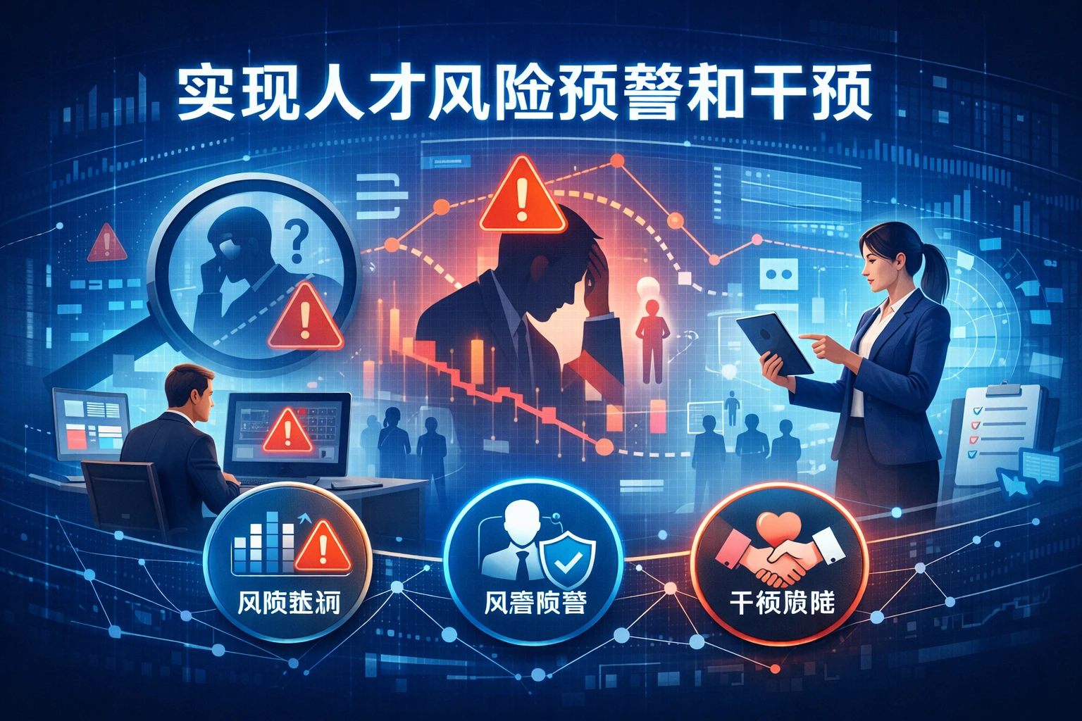 实现人才风险预警和干预
