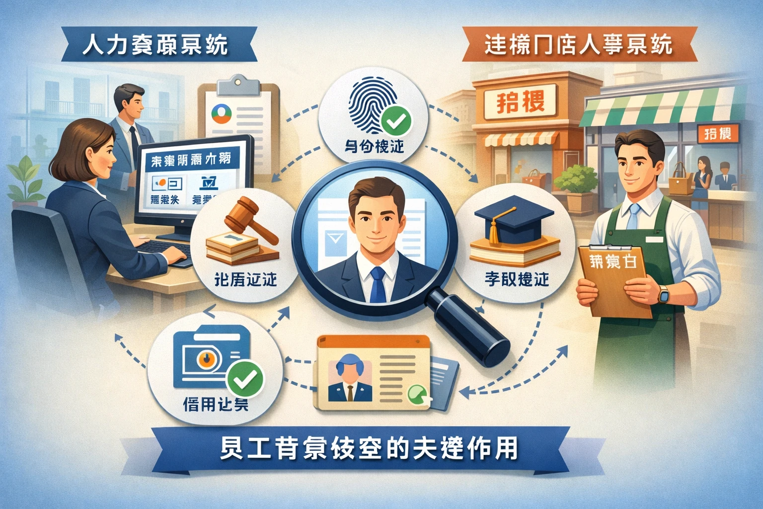 人力资源系统与连锁门店人事系统：招聘管理软件在员工背景核查中的关键作用