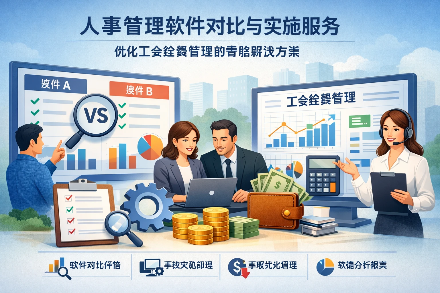 人事管理软件对比与实施服务：优化工会经费管理的智能解决方案