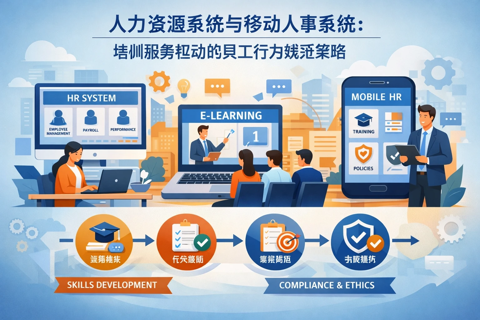 人力资源系统与移动人事系统：培训服务驱动的员工行为规范策略