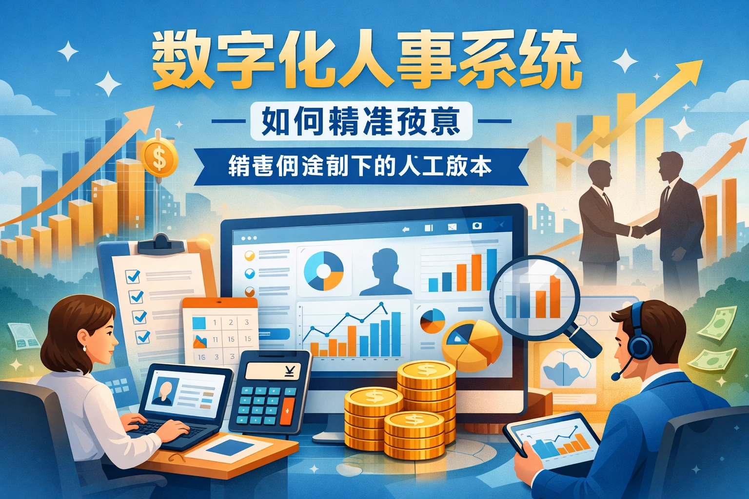 数字化人事系统如何精准预算销售佣金制下的人工成本