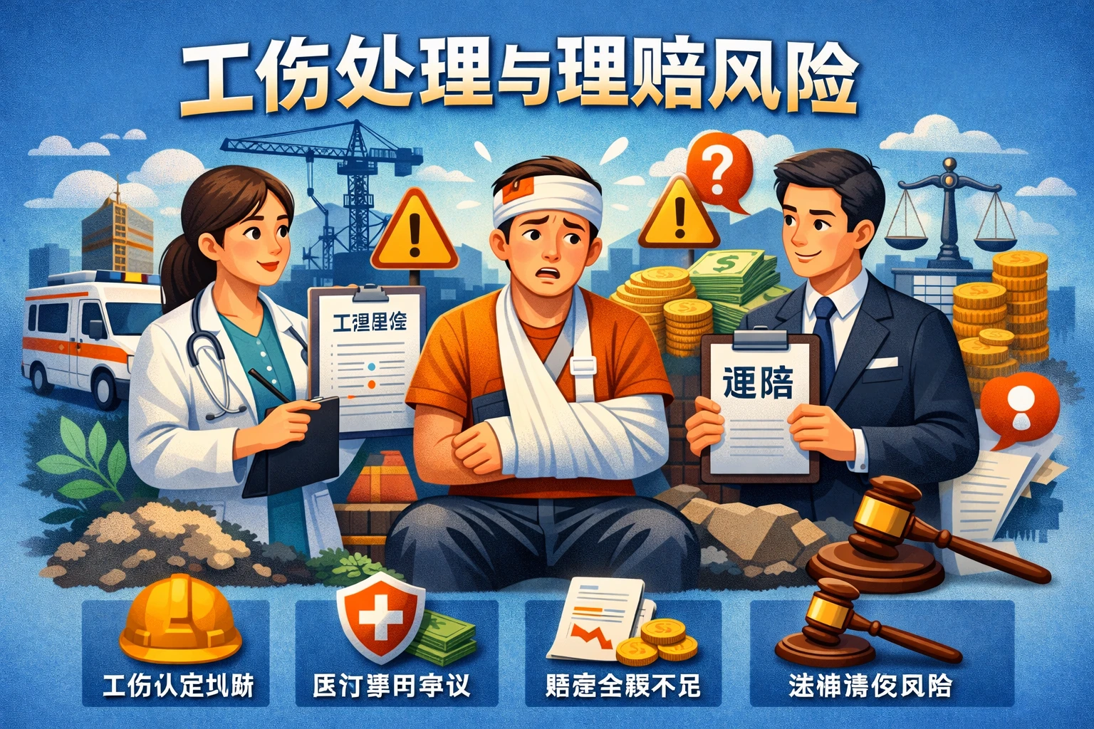 工伤处理与理赔风险